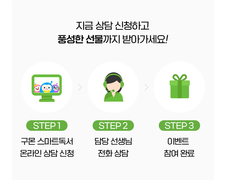 지금 상담 신청하고 풍성한 선물까지 받아가세요!
